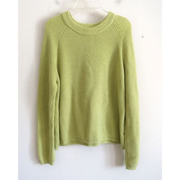 Tahari Lime Green Sweater - Size Medium - Picture 1 of 9